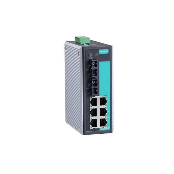 Indust. Unmgd Eth. Swtch W/ 6 10/100Baset(X)Ports, Eds-308-Ss-Sc